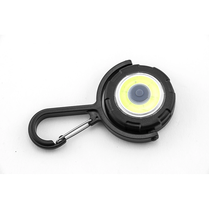 Wholesale Factory COB Design Black Keychain Light